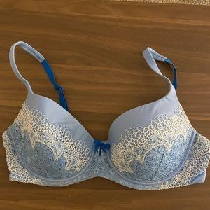 Body By Victoria Lined Demi Victorias Secret 38D w/ Lace Bra